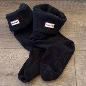 Hunter Soft Black Tall Fleece Welly Socks